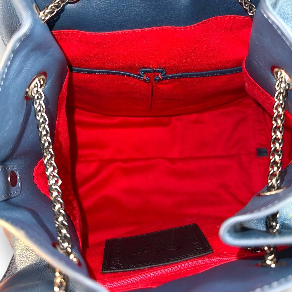 Sharif Legacy Haircalf Leather Drawstring Shoulder Bag - New without tags - Picture 16 of 16